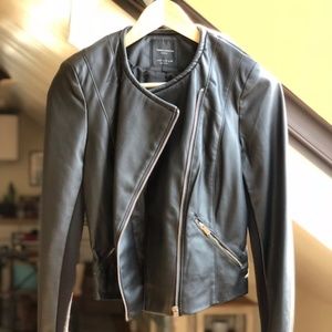 Zara Faux Leather Moto Jacket
